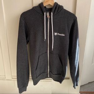 Like New American Apparel Flex Fleece Full-Zip Hoodie Sweatshirt